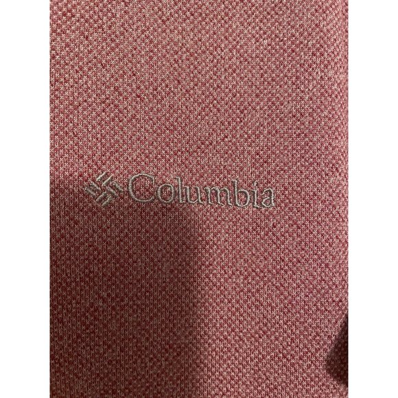 COLUMBIA Men’s Sportswear Omni-Shade Short Sleeve Polo Shirt Red Adult Size M - Picture 4 of 6